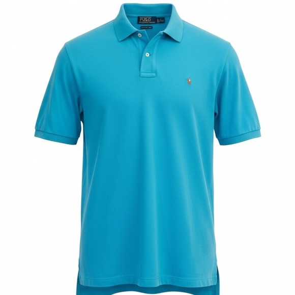 Polo Ralph Lauren Other - Polo Ralph Lauren Men’s 2XLT Tall Pima Cotton Polo Aqua Blue